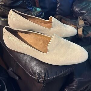 Vionic Willa Loafer Womens Size 12 WIDE Gold Metallic Shimmer Leather Slip-On